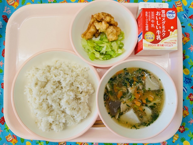 今日の給食