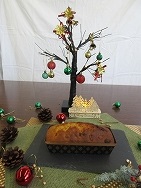 飾り付けをしたクリスマスらしい完成写真