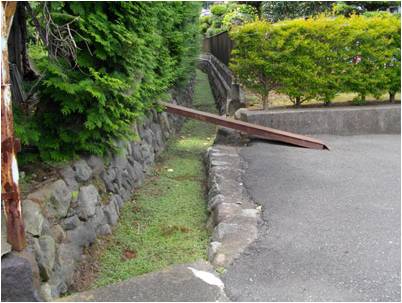 曽屋用水の跡