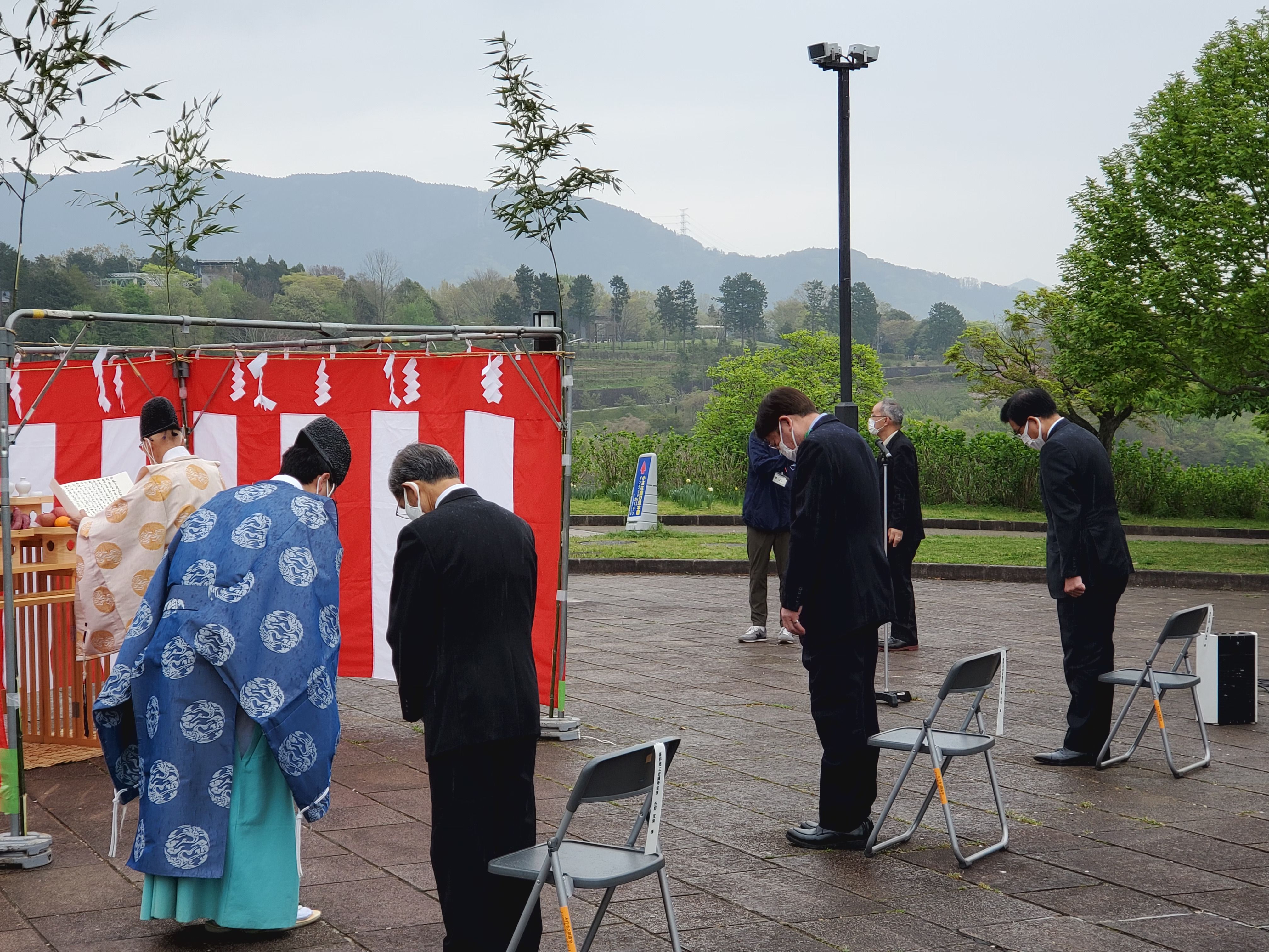 登山安全祈願式写真