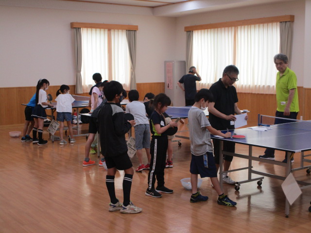 0610子ども卓球　ミニゲームチーム分け
