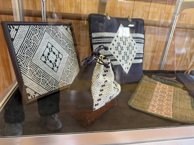 こぎん刺し作品展示