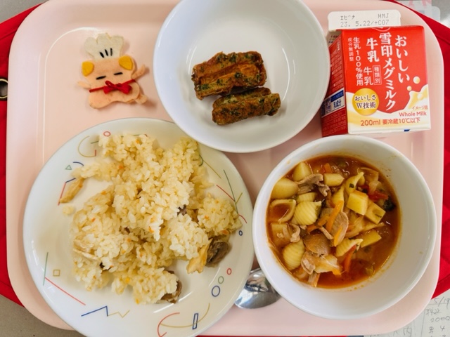 今日の給食