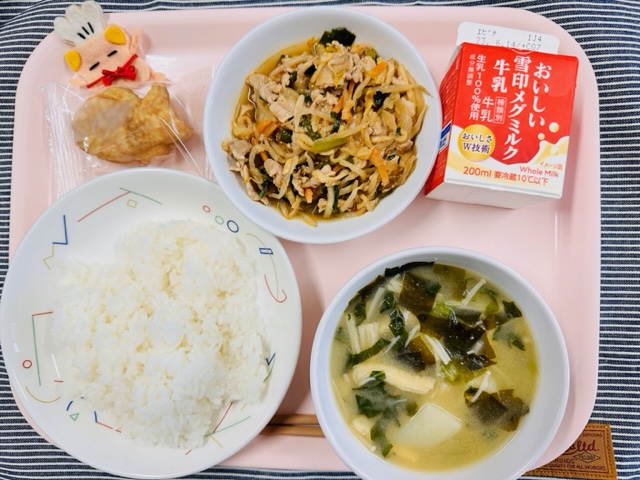 今日の給食