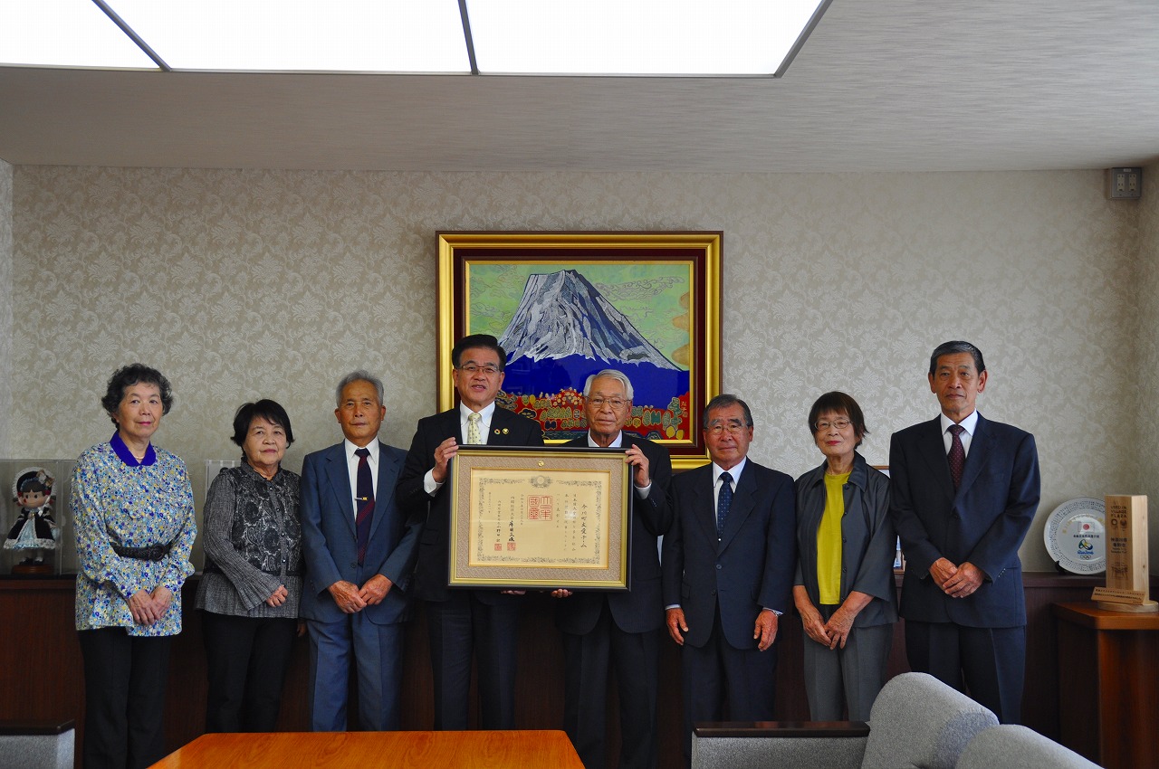 今川町友愛チーム令和5年春の褒章受章報告