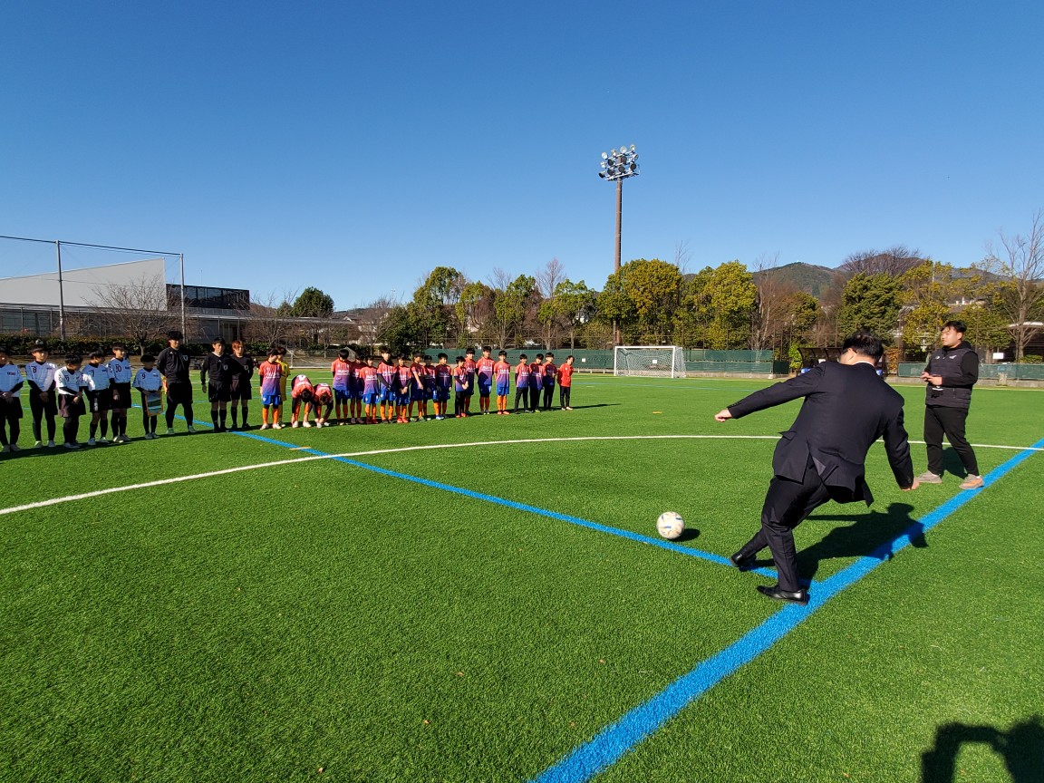 秦野市・坡州市少年サッカー交流試合開会式3