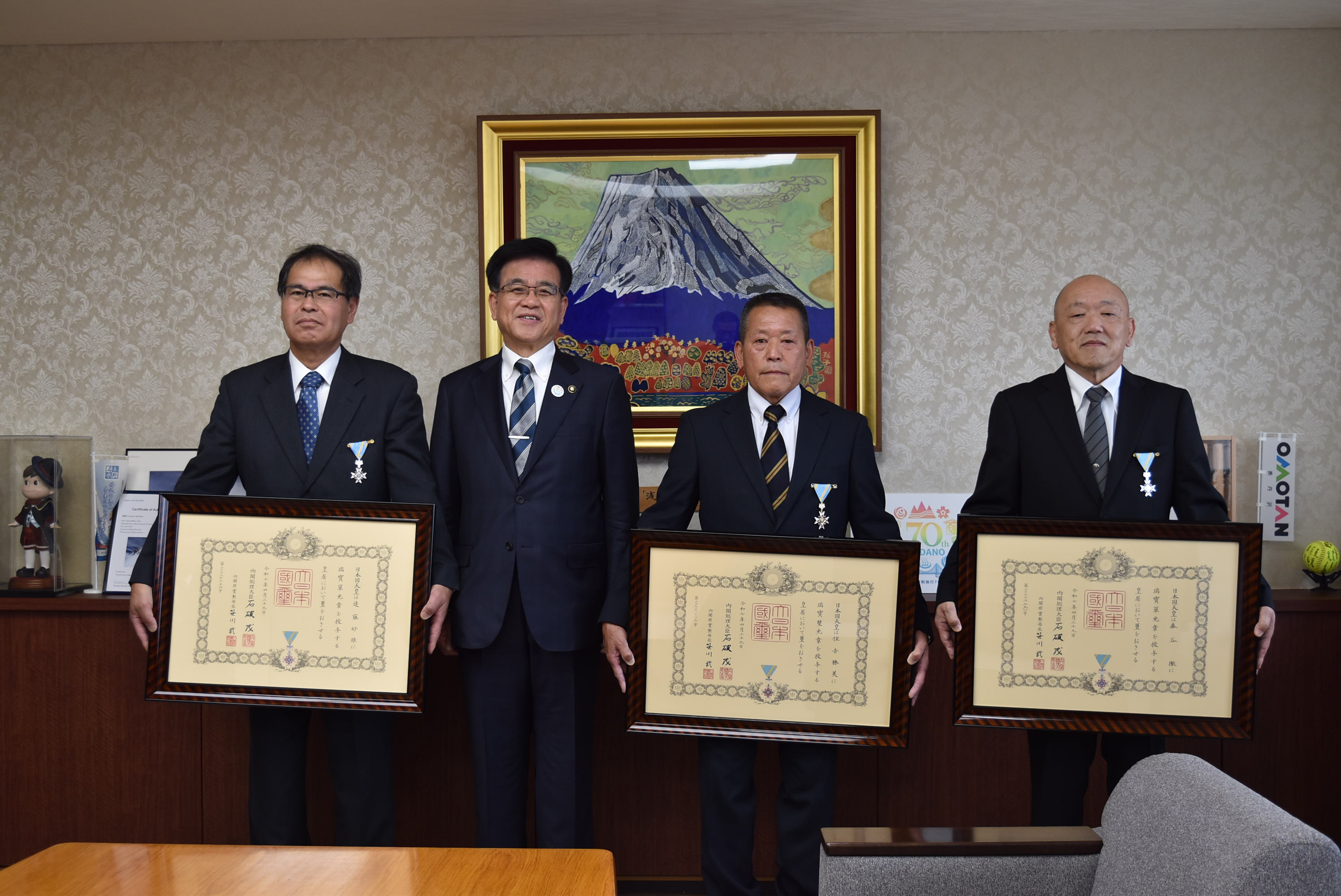 叙勲受章報告