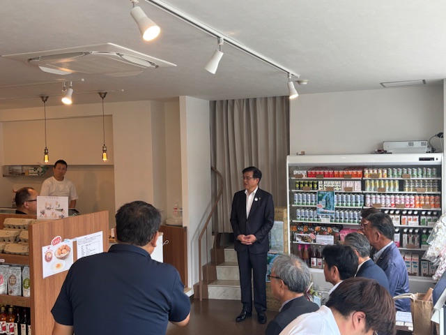 自然食品ひだまりや開店セレモニー